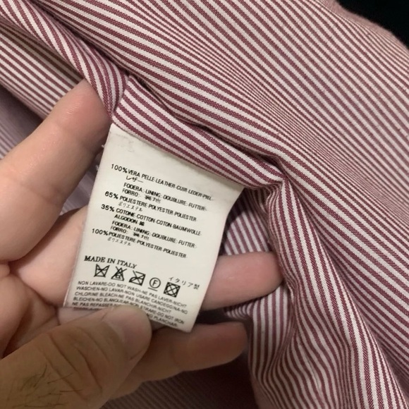 DSQUARED2 LEATHER BIKER JACKET IN SIZE 54 - Picture 4 of 10